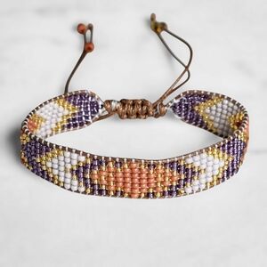 Handmade Beaded Boho Bracelet | Miyuki Evil Eye Boheme Y2K Jewelry